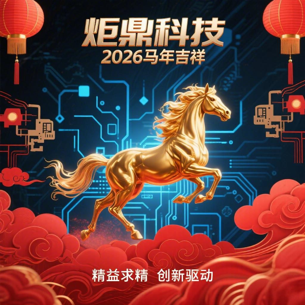炬鼎科技(东莞)有限公司2026祝新老客户马年快乐!
